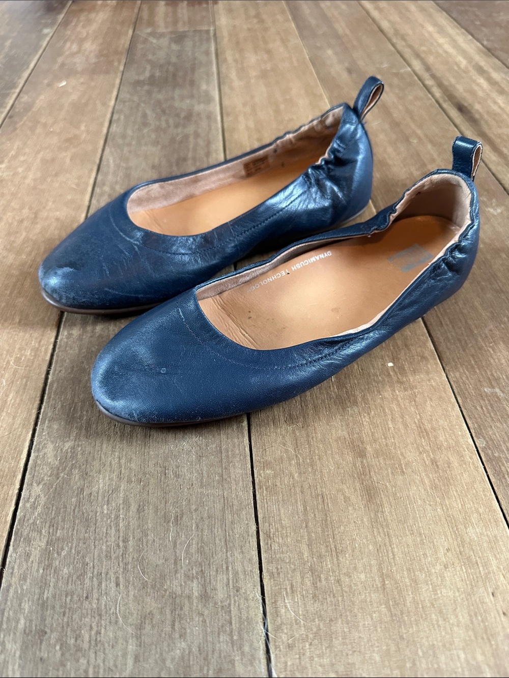 Fitflop navy flats women’s size 8